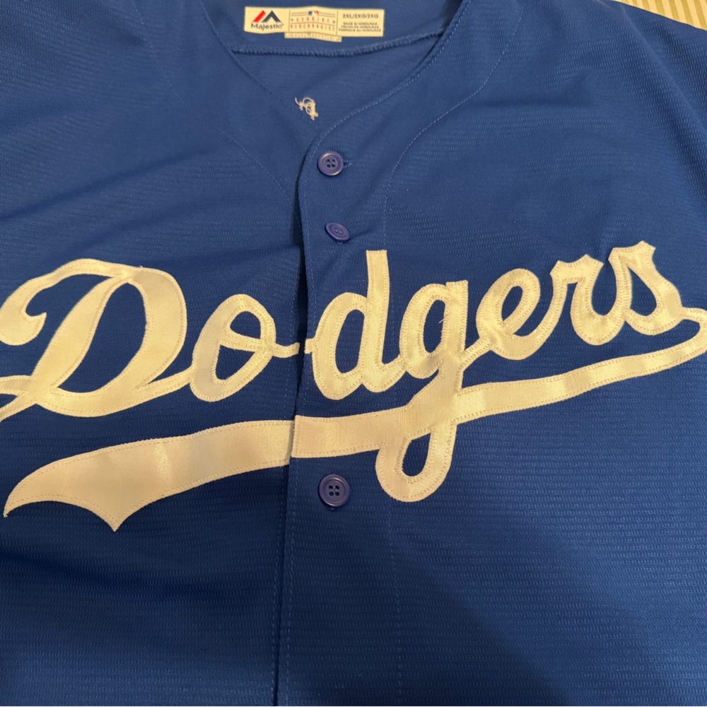 Majestic Royal Blue Dodgers Jersey